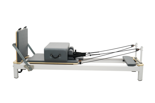 AL4 Aluminum Alloy Pilates Reformer | Black & White