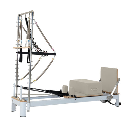 AL4 Aluminum Reformer with Half Tower | Black & White