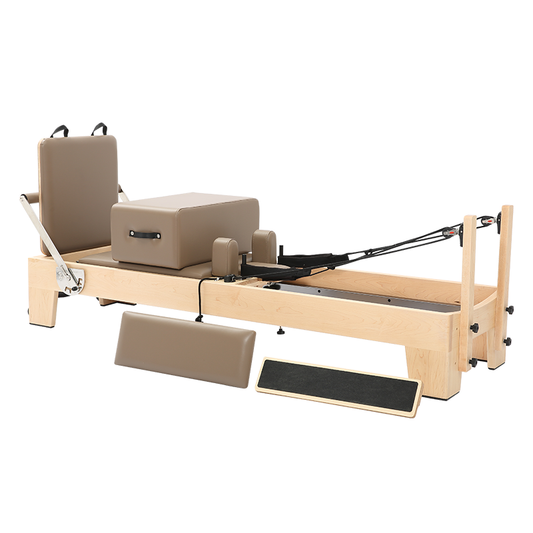Maple Wood Pilates Reformer | 3.5cm Heavy-Duty Frame