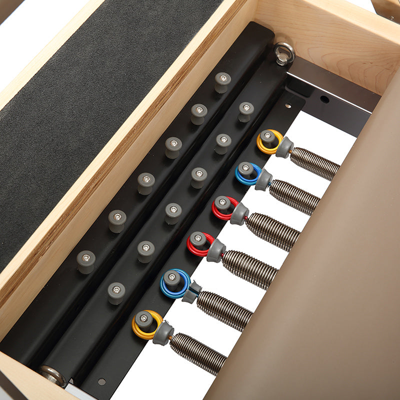Maple Wood Pilates Reformer | 3.5cm Heavy-Duty Frame