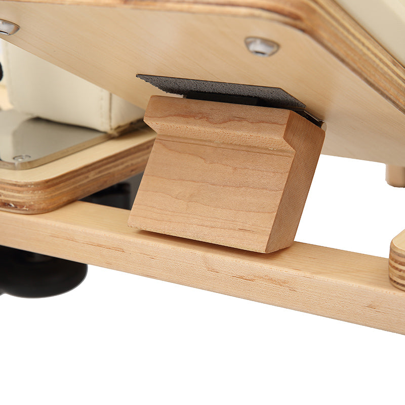 Maple Wood Reformer with Half Tower | Studio-Grade