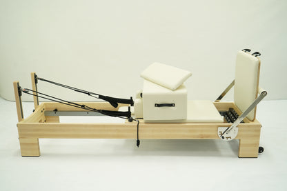 Spliced Maple Wood Pilates Reformer | 3.5cm Frame