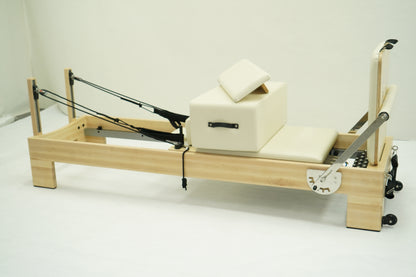 Spliced Maple Wood Pilates Reformer | 3.5cm Frame