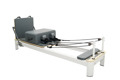 AL4 Aluminum Alloy Pilates Reformer | Black & White